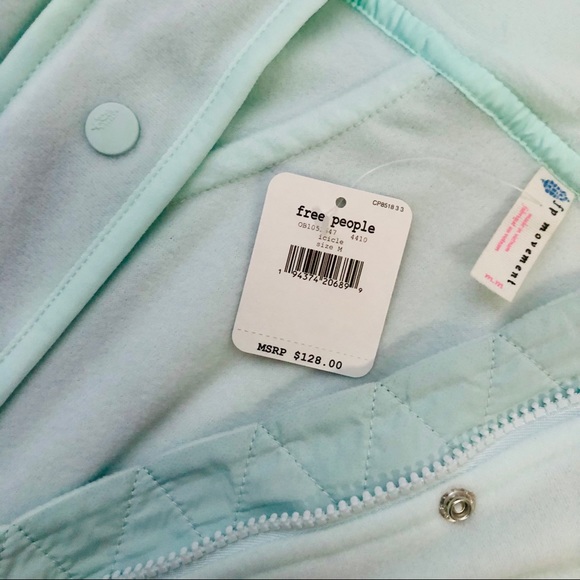 Free People Fleece Hoodie NWT Size M - Picture 7 of 7